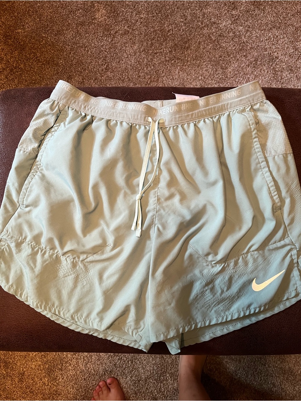 Nike Light Blue Men’s Athletic Running Shorts